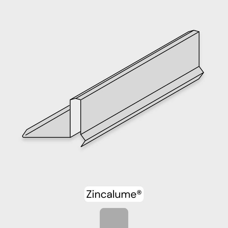 Barge Gutter - Zincalume