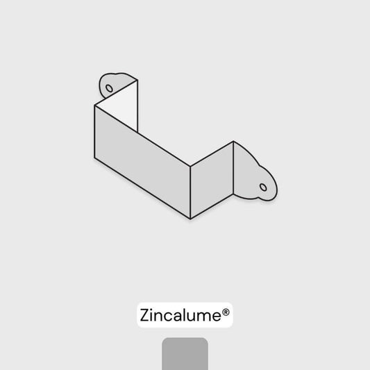 Bracket - Rectangular Downpipe - Zincalume