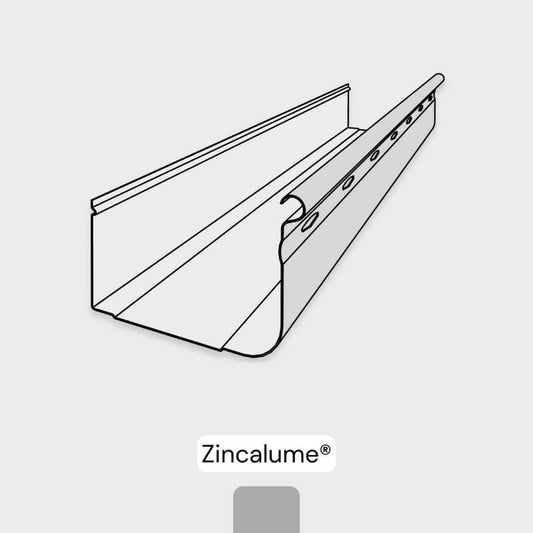 Queenslander Quad Gutter - Zincalume