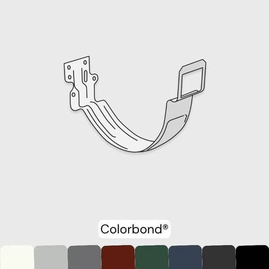 Brackets - Half Round 150mm Gutter - Colorbond