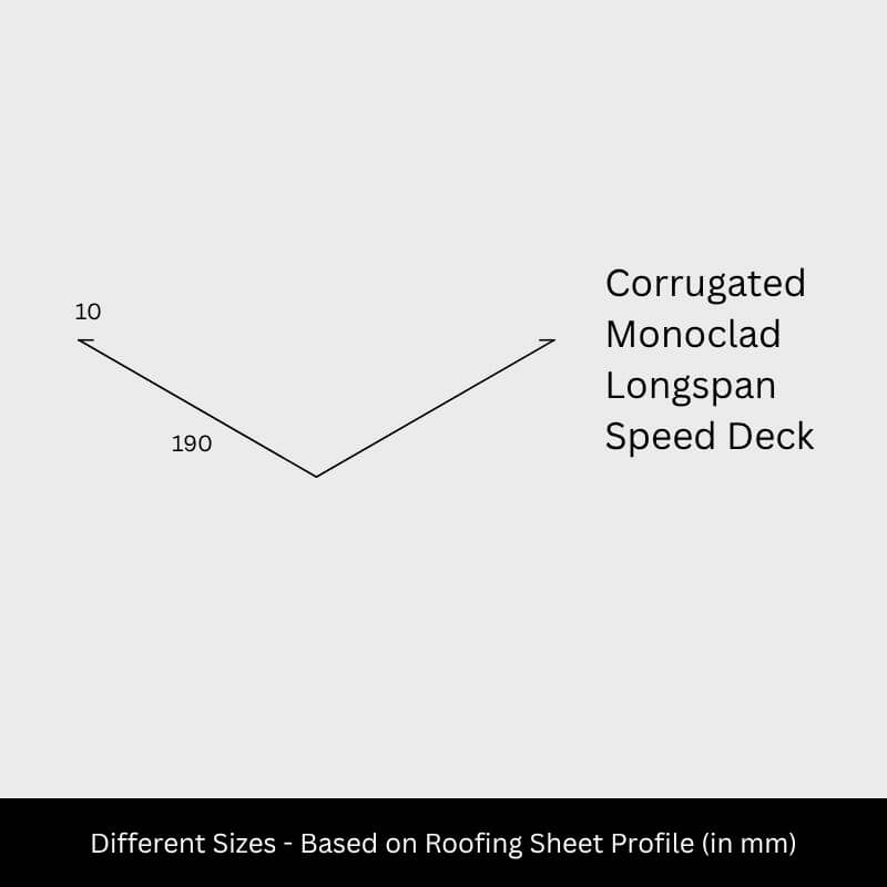 Valley Gutter - Zincalume