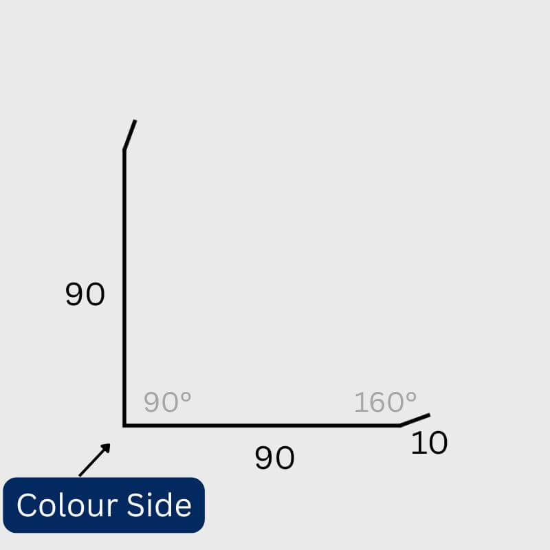 Corner Flashing - Zincalume