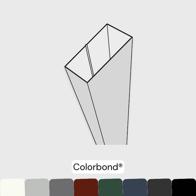 Rectangular Downpipe - Colorbond