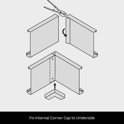 Internal Corner Cap - Colorbond