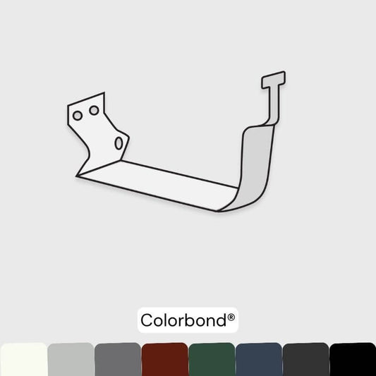 External Brackets - Quad 115mm Gutter - Colorbond