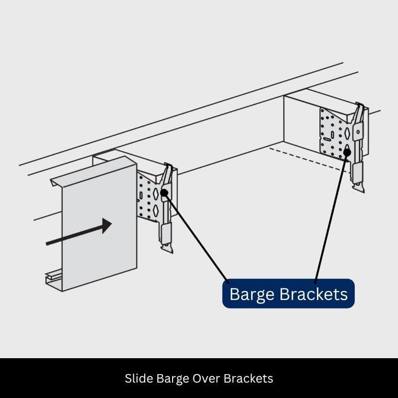 Rafted Riser Bracket Rafter Bracket (Barge) – eRoofing Australia