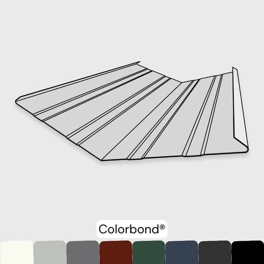 Valley Gutter (Ribbed) - Colorbond